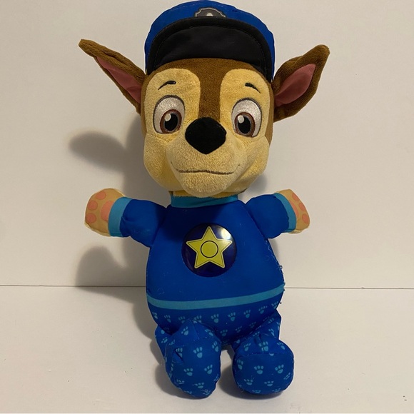 Paw Patrol Snuggle Up Plush Chase Bedtime Lullaby Stuffed Animal Toy Puppy Dog - Picture 7 of 8